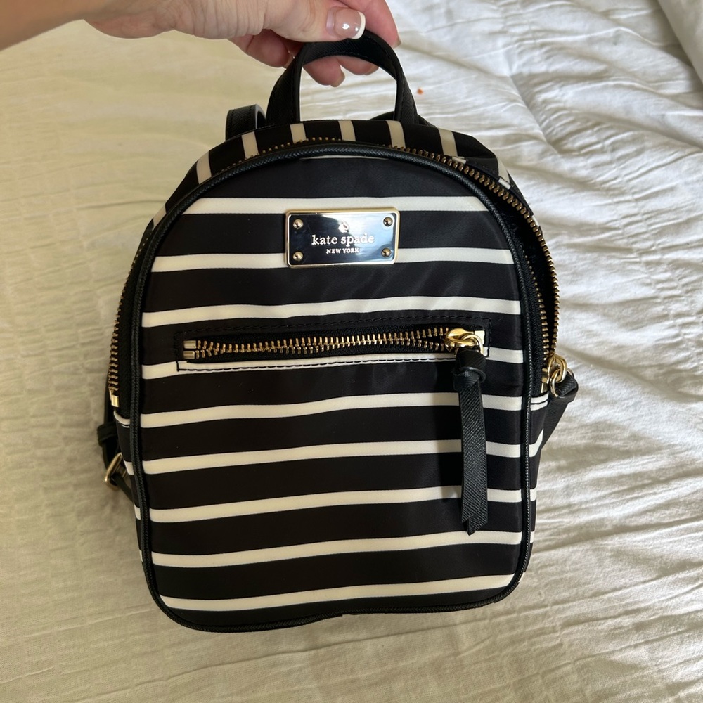Brand New Kate Spade Striped Backapack
